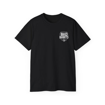 Bad Choices Make Good Stories Graphic Tee — Vintage Skull Biker T‑Shirt