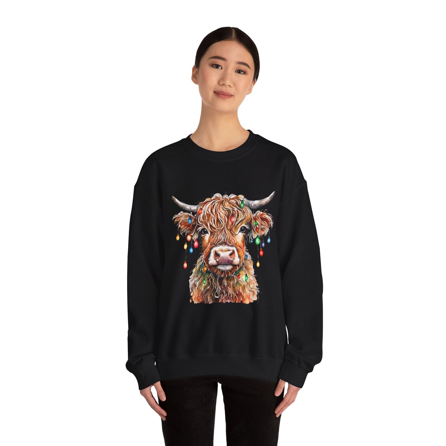 Christmas Cow Sweatshirt
