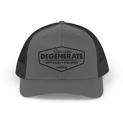 Rustic Degenerate Snapback Trucker Cap