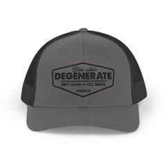 Rustic Degenerate Snapback Trucker Cap
