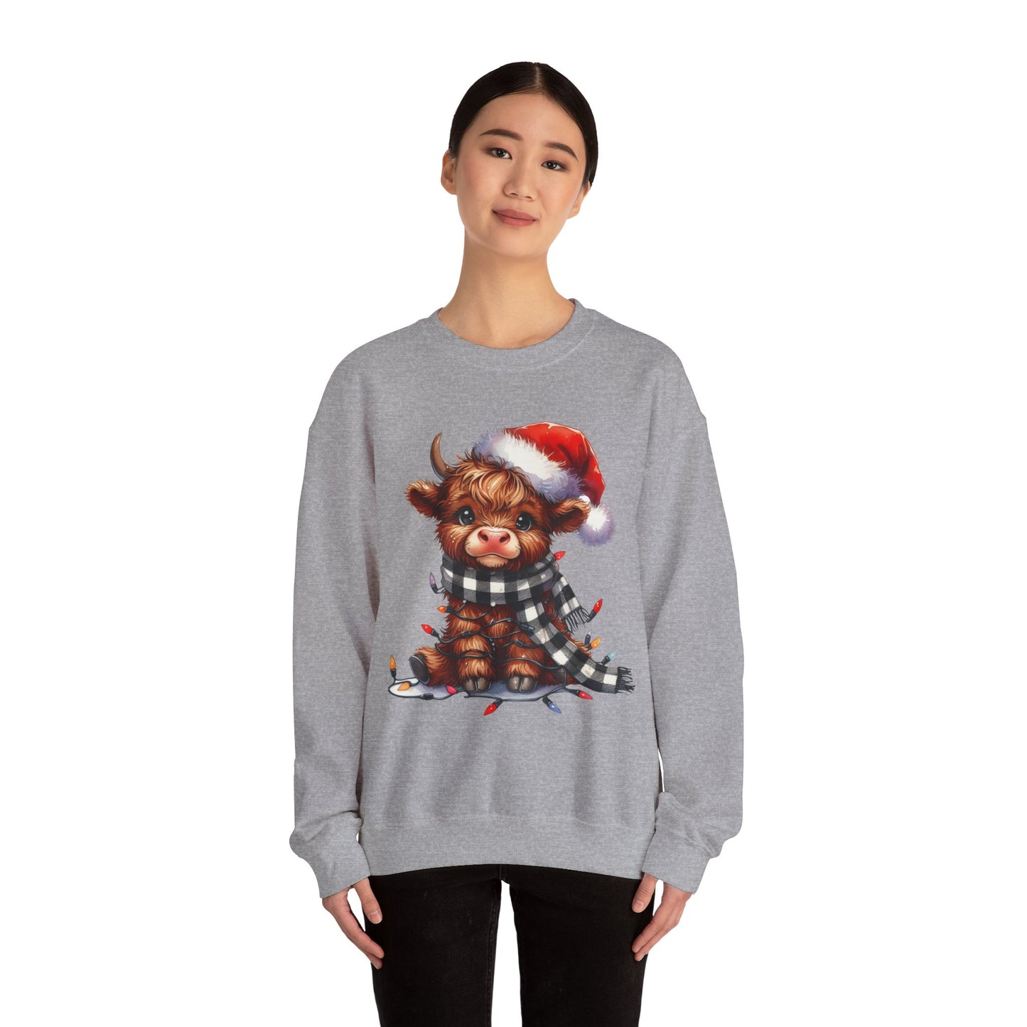 Christmas Cow Sweatshirt