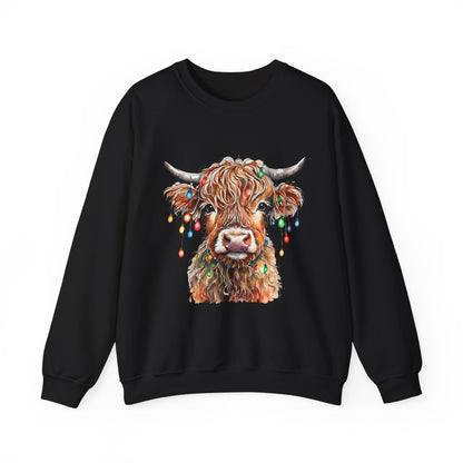 Christmas Cow Sweatshirt