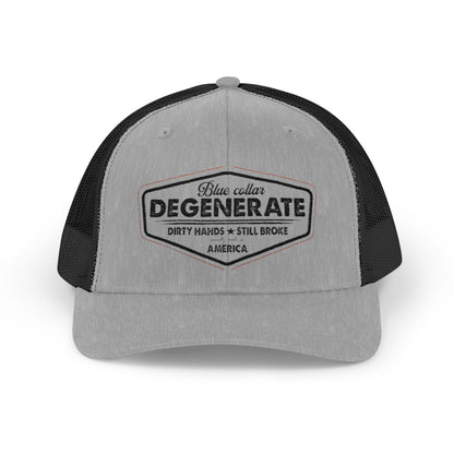 Rustic Degenerate Snapback Trucker Cap